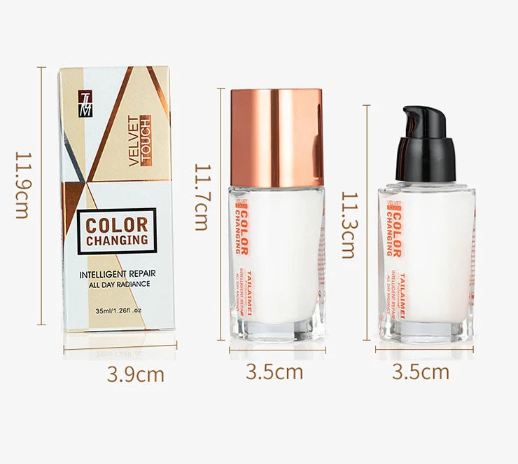 Warm Skin Tone Liquid Foundation – Long-Lasting, Full Coverage for a Flawless, Natural Finish