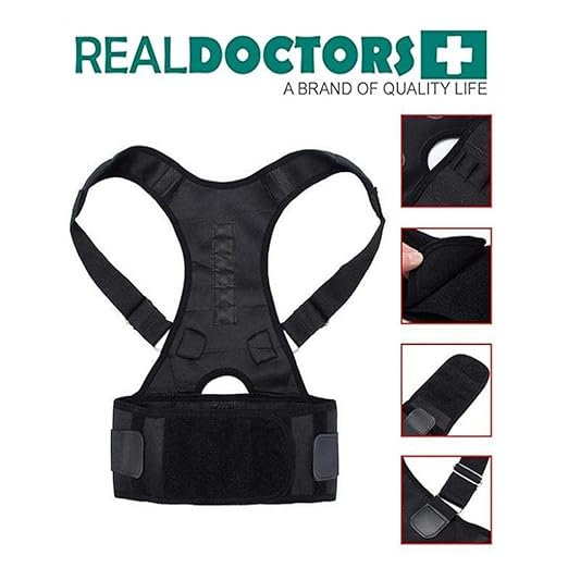 Shoulder Back Support Belt for Pain Relief & Posture Correction - Adjustable & Comfortable for UAE Market