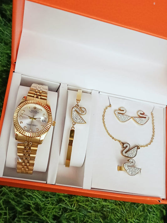 Crystal Hour Women’s Watch – Elegant & Stylish Luxury Timepiece for Women in the UAE