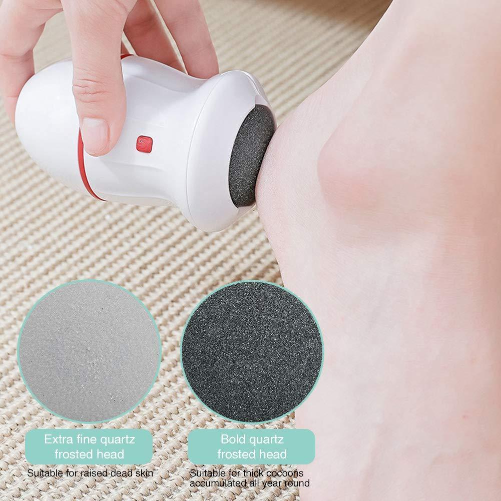 Electric Callus Remover with Built-In Vacuum & Foot Grinder Head – Professional Pedicure Tool for Soft, Smooth Feet – USB Rechargeable, Easy to Use, & Effective Foot Care