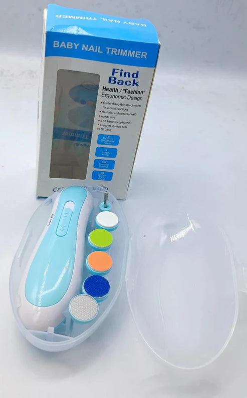 Safe & Gentle Baby Nail Trimmer – Electric Baby Nail Care Kit for Smooth & Precise Nail Clipping"