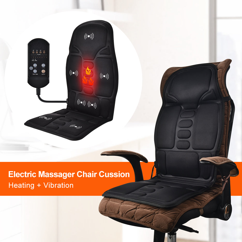 "Massage Seat Topper for Ultimate Comfort & Relaxation | Best Back & Neck Massager for Home & Office Use in UAE"